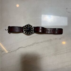 Nixon Black and Brown Men's Watch